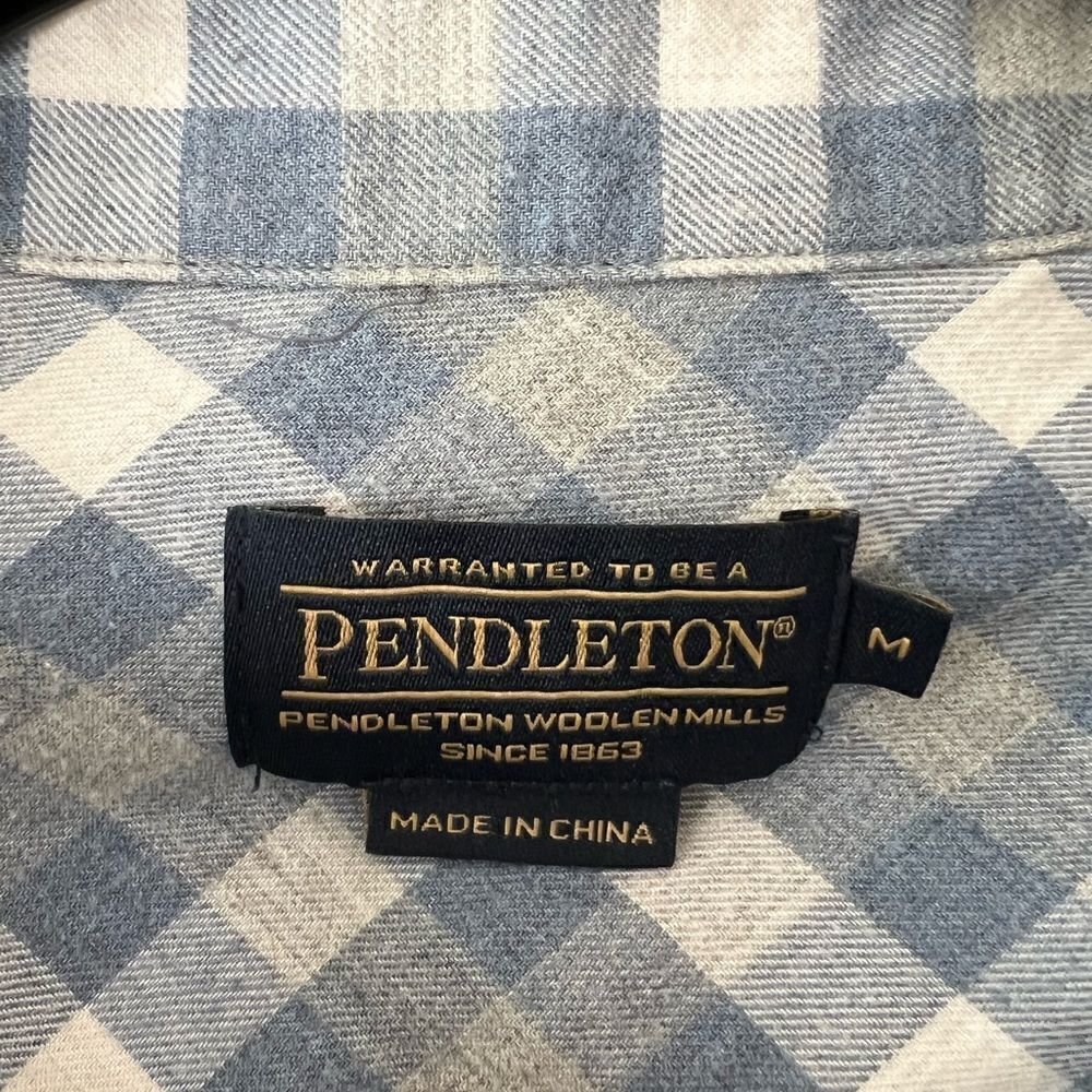 Pendleton Plaid Button Down Top - Picture 4 of 7